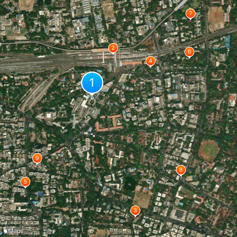 B. J. Medical College, Pune Mappa