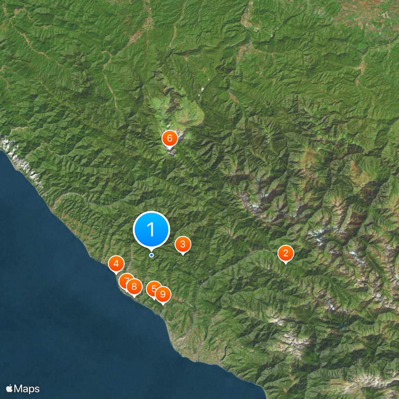 Sochi National Park Mapa