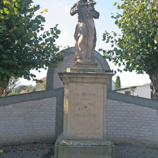Statue of Saint Anthony of Padua in Mokrovousy