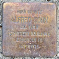 Stolperstein en memoria de Alfred Cohn