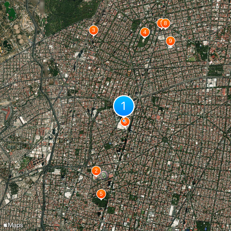 World Trade Center Mexico City Map