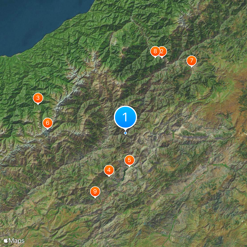 Yusufeli Dam Map