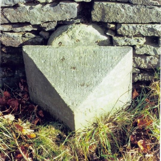 Lancs County Council Milestone, by Facit Church