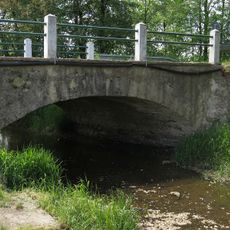Stone bridge of road III/1555 over the Zlatá stoka in Lomnice nad Lužnicí