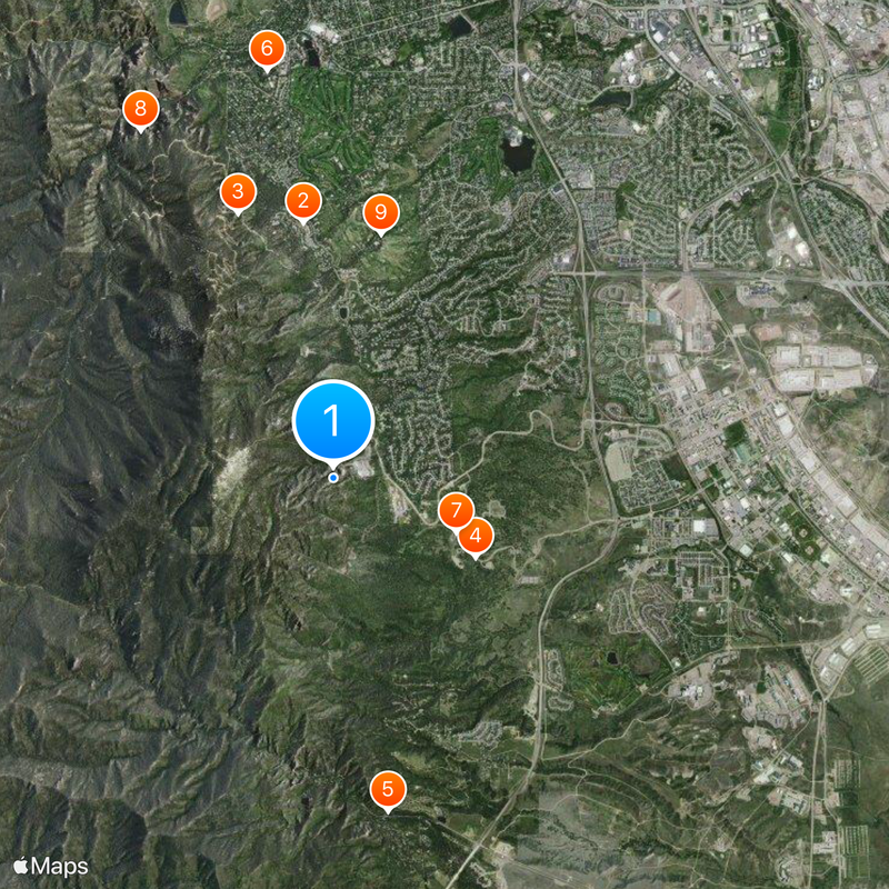 Cheyenne Mountain Space Force Station Map