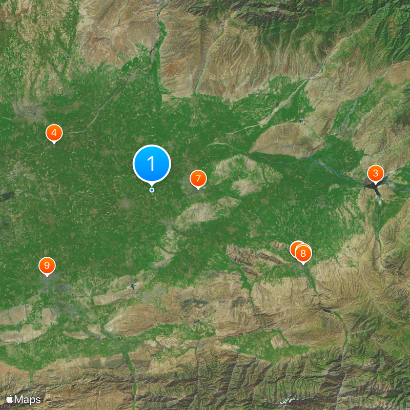 Regione di Andijan Mappa