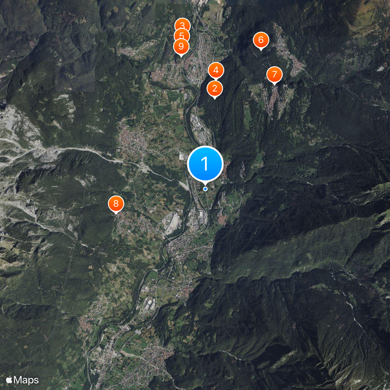 Val Camonica Map
