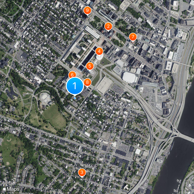 New York State Executive Mansion Mapa