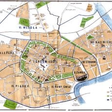 Układ urbanistyczny m. Kazimierza i Stradomia