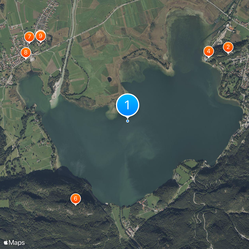 Kochelsee Map