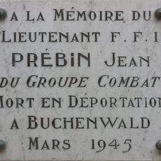 Commemorative plaque