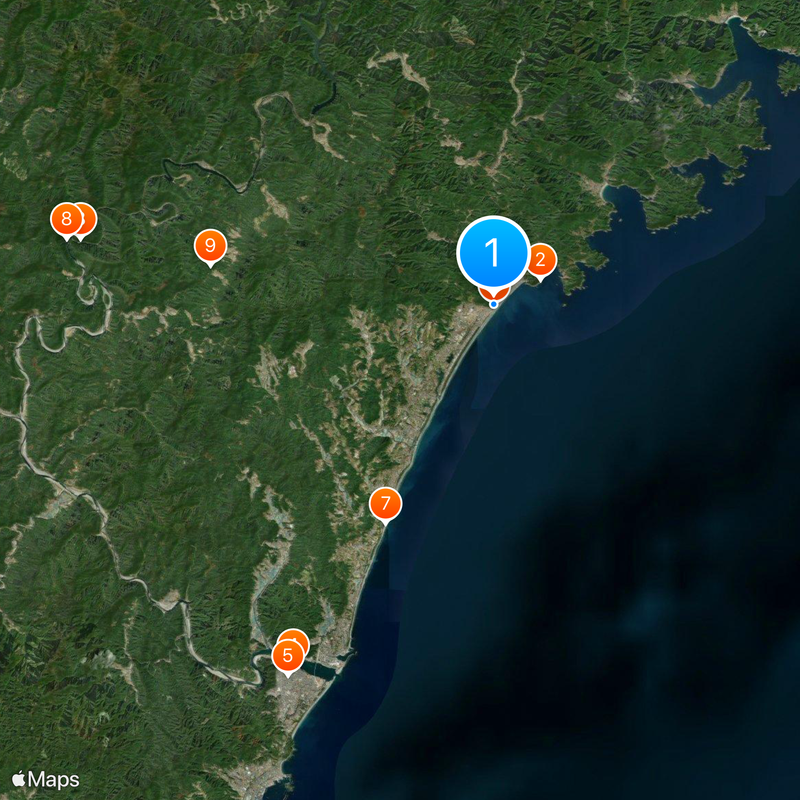 Hananoiwaya Shrine Mapa