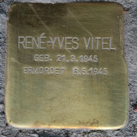 Stolperstein dedicated to René-Yves Vitel