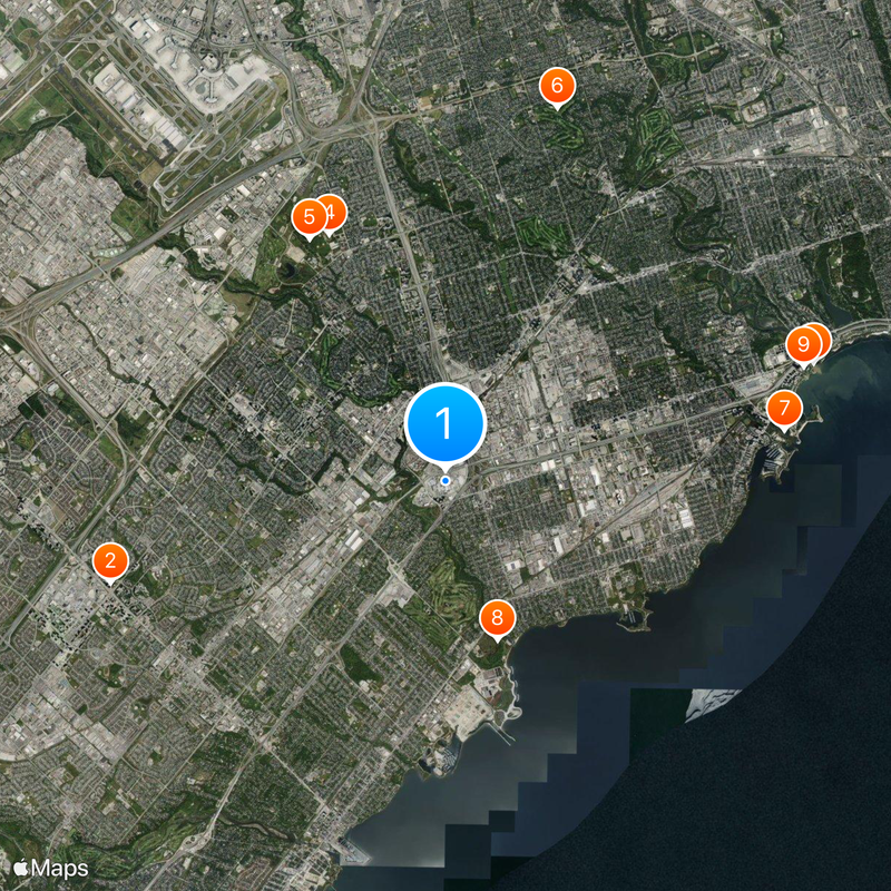 Sherway Gardens Map