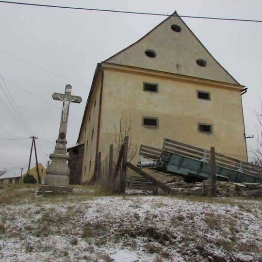 Kříž u sýpky v Nové Říši