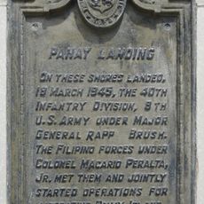 Panay Landing historical marker