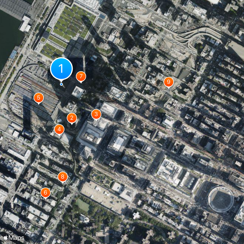 55 Hudson Yards Mappa