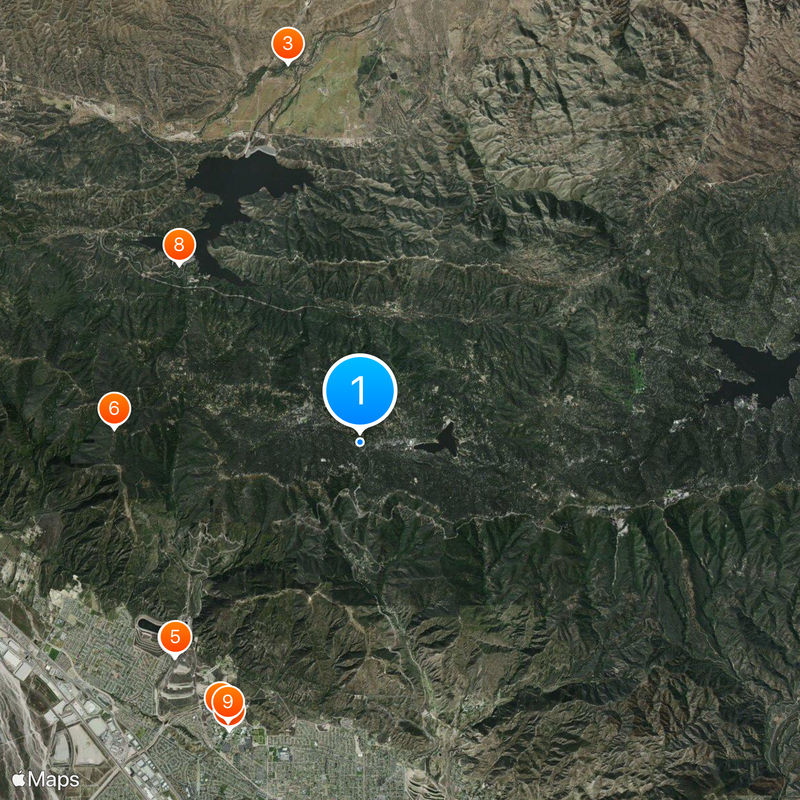 Crestline Map