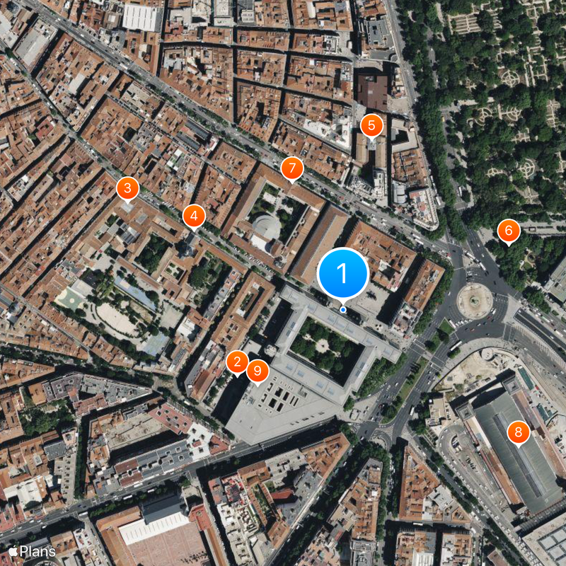 Museo Reina Sofía Karte