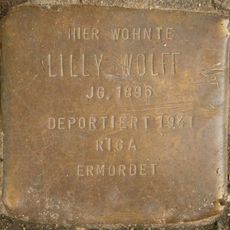 Stolperstein dedicated to Lilly Wolff