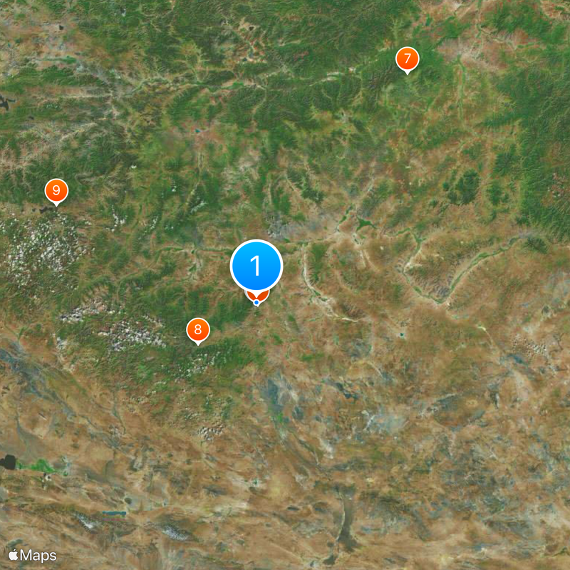 Kül-Tigin-Inschrift Karte