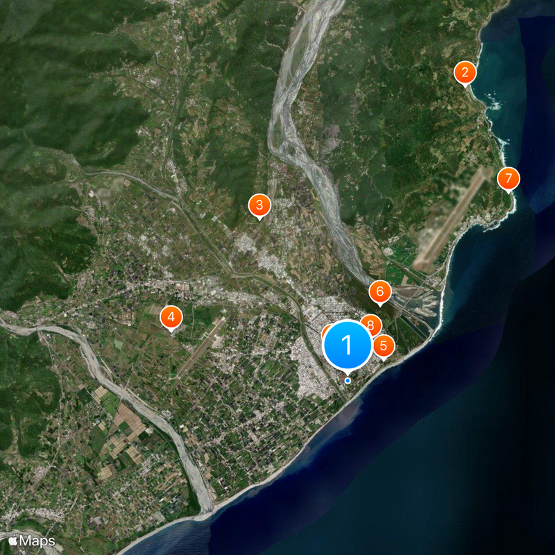 National Taitung University Map