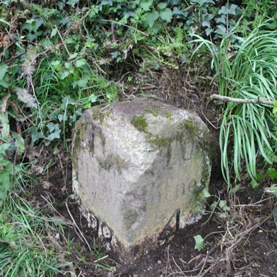 Milestone At Ngr 738 595 South Of Blue Post Farmhouse