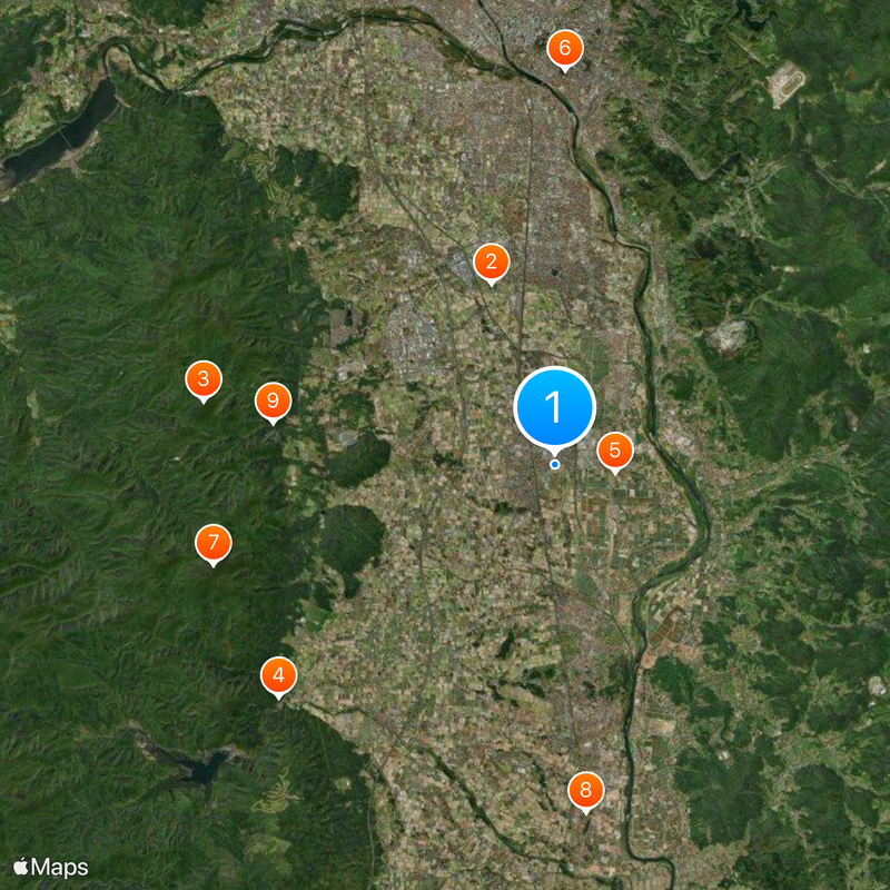 岩手縣立不來方高等學校 Map