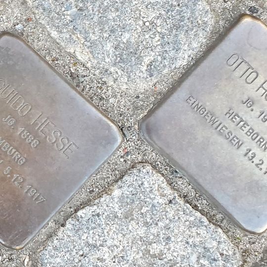 Stolperstein à la mémoire de Otto Karl Hüttepohl