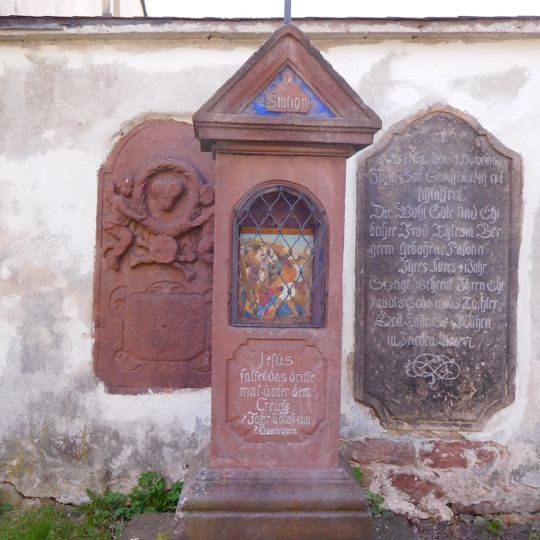 9th station of the cross in Hostinné