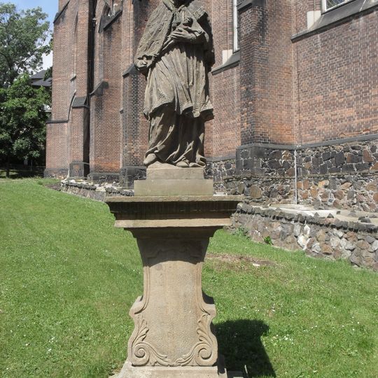Statue of Saint John of Nepomuk in Teplice, Zeyerovo náměstí
