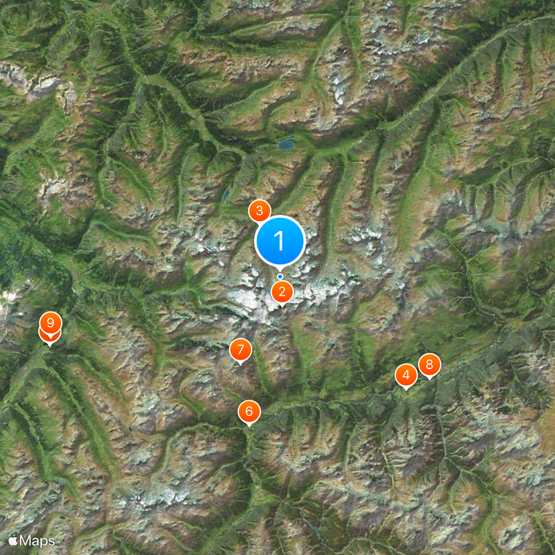 Silvretta Alps Map