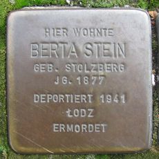 Stolperstein dedicated to Berta Stein