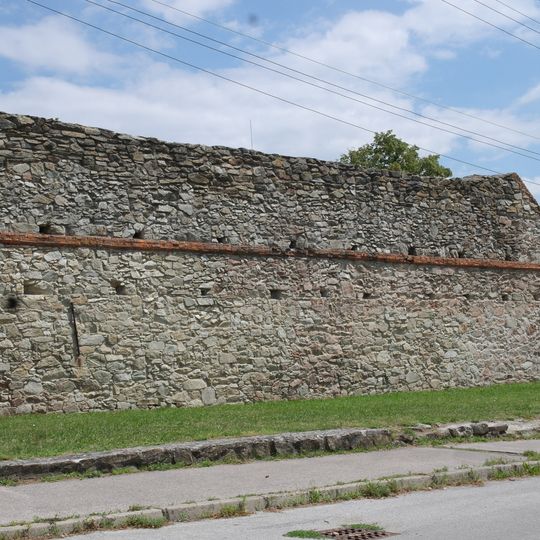 Mestské hradby, múr hradbový