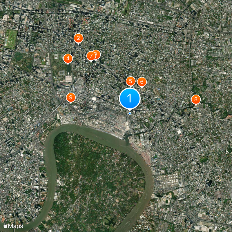 Bangkok University Map