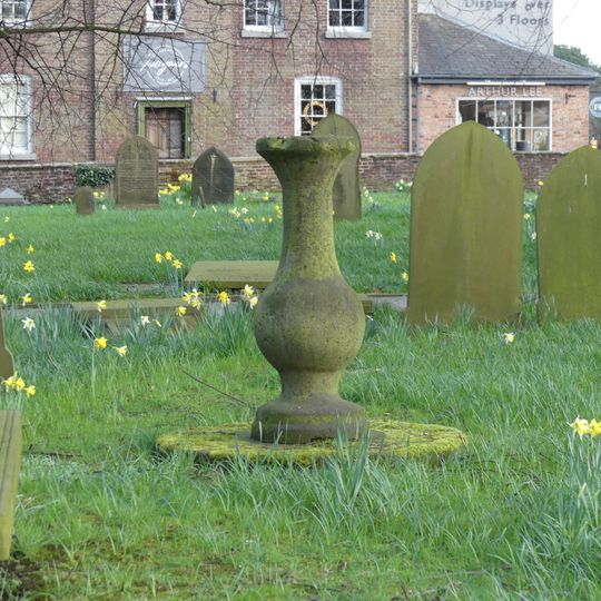 Sundial in churchyard to south west of Church of St John the Baptist