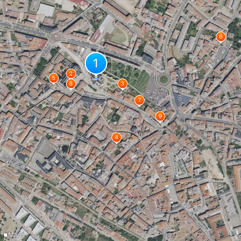 Palacio Episcopal de Astorga Map