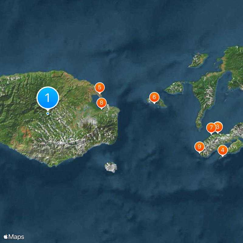 Buru Island Map