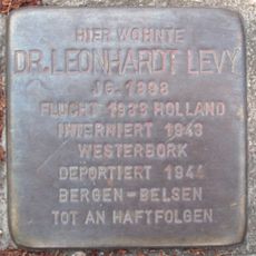 Stolperstein dedicated to Leonhardt Levy