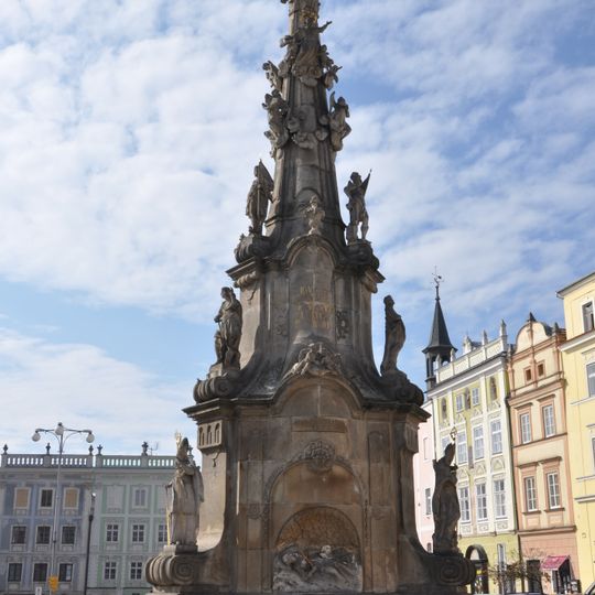 Holy Trinity column in Jindřichův Hradec