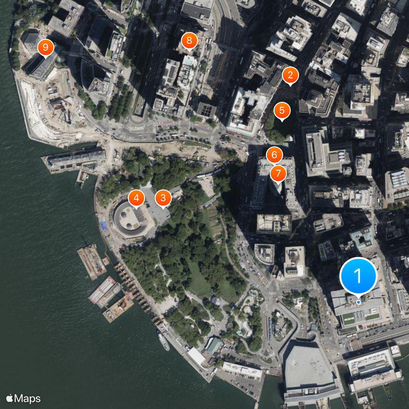 One New York Plaza Mappa