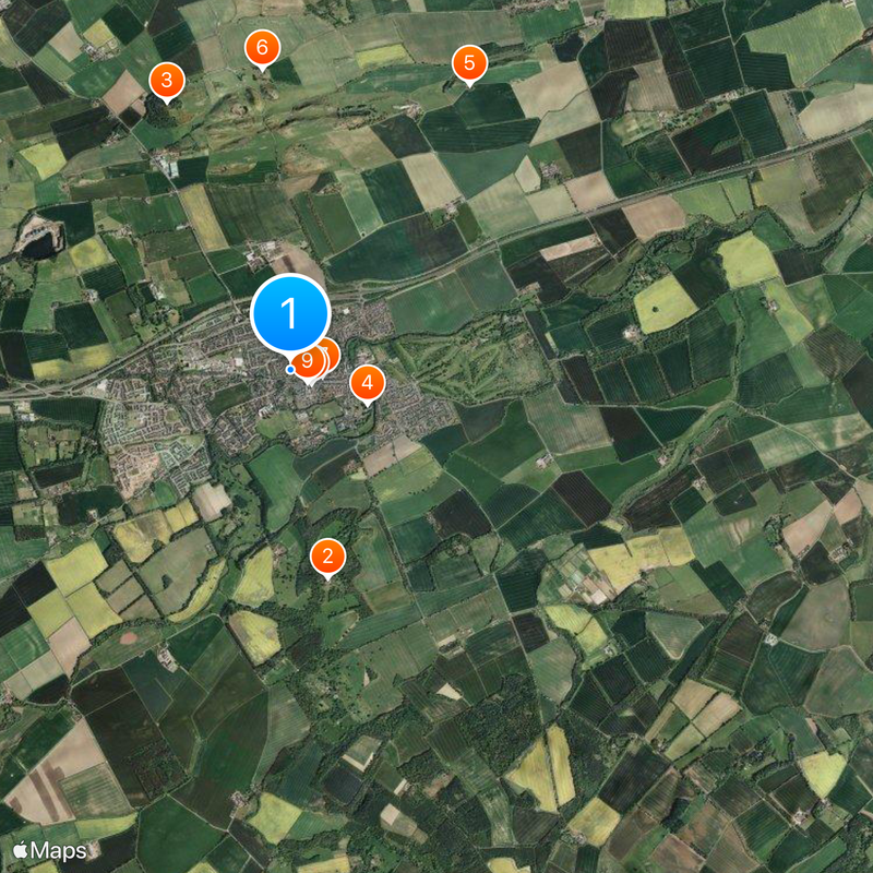 Haddington Map
