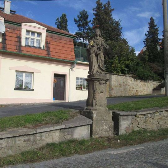 Socha svaté Anny v Manětíně