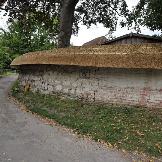 Clunch Wall approximately 35 metres East of Orchrd Dene House, at junction with South Street