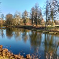 Upper Rozovopavilionny pond in Pavlovsk park
