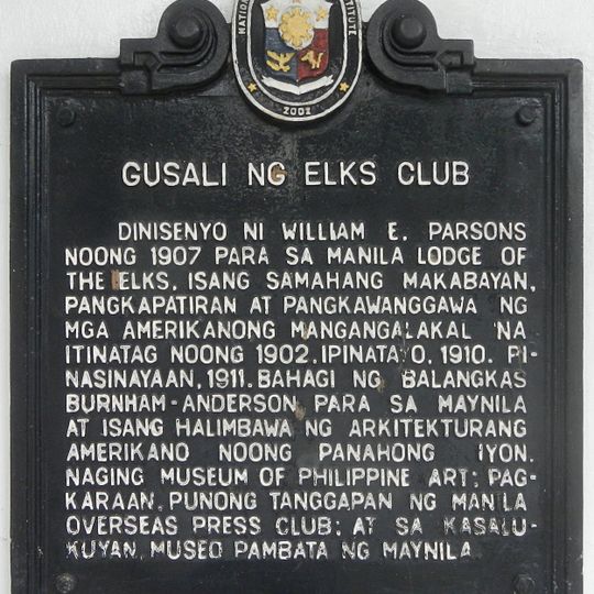 Elks Club Building historical marker