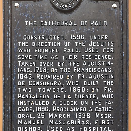 The Cathedral of Palo historical marker