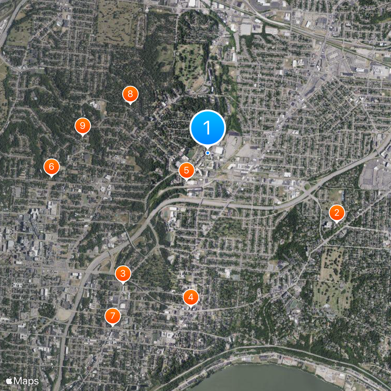 Xavier University Map