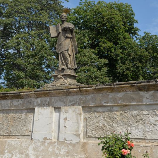 Ignatius of Loyola statue in Liběšice