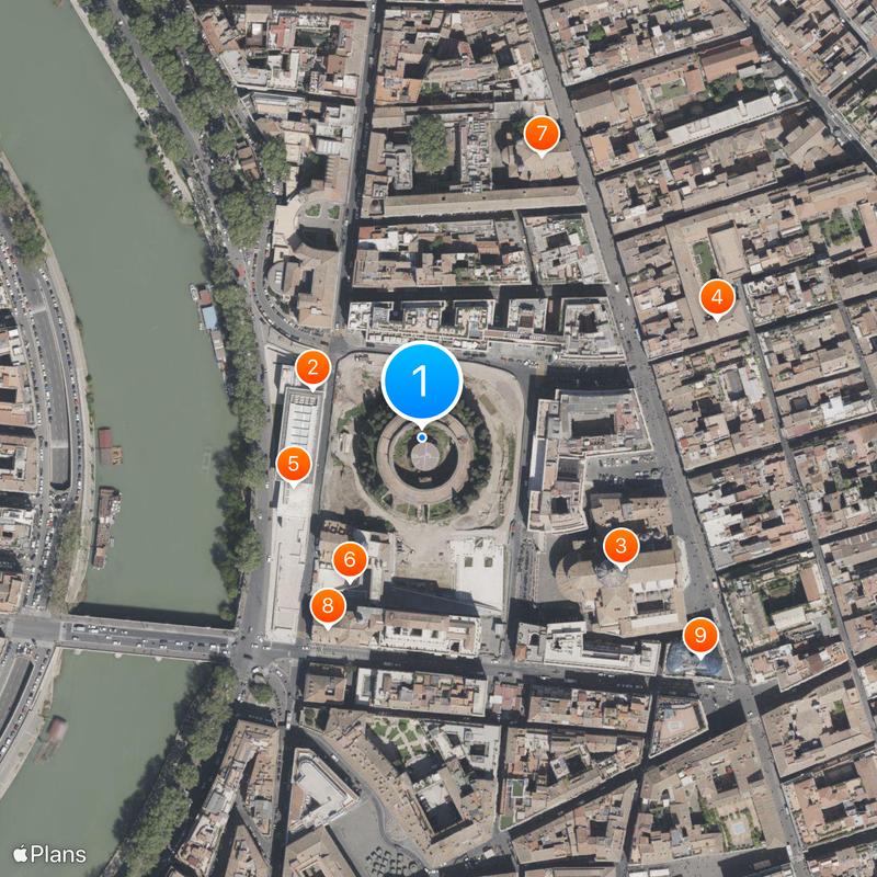 Mausoleum of Augustus Map